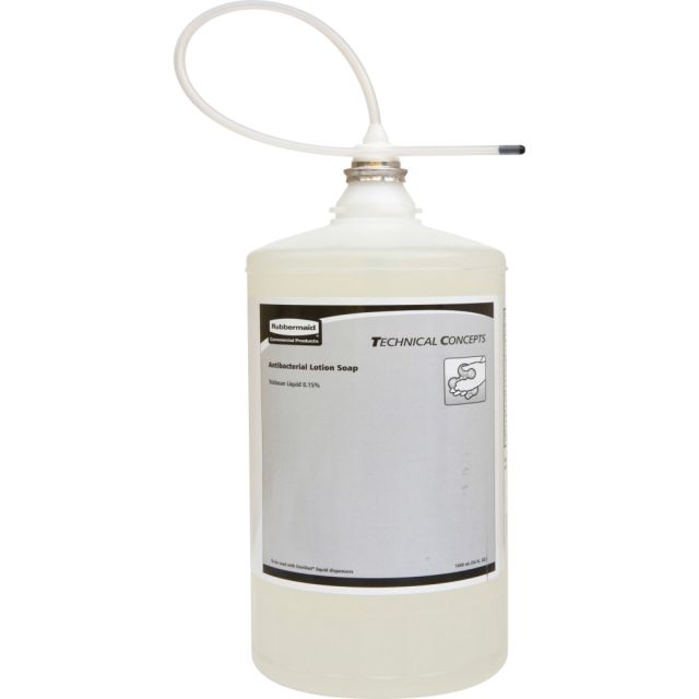 Rubbermaid Commercial Dispenser Antimicrobial Liquid Soap, Light Floral Scent, 27.1 Oz.,Pack Of 4 Bottles (Min Order Qty 2) MPN:2018582