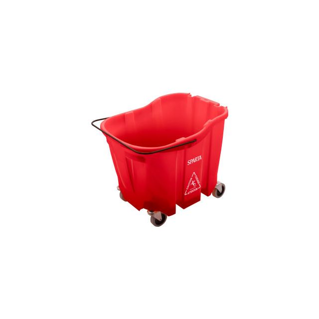 Sparta Mop Bucket 35 qt Bucket Capacity Red 7690405
