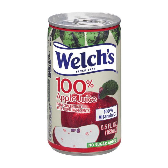 Welchs Apple Juice, 5.5 Oz, Case Of 48 28300