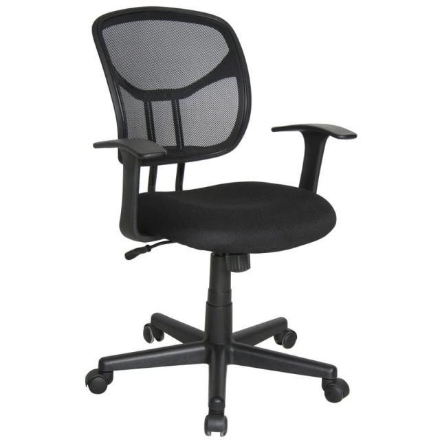 OFM Essentials Mesh Mid-Back Task Chair, Black E1001