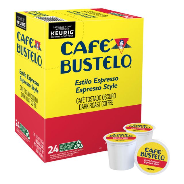 Cafe Bustelo Single-Serve Coffee K-Cup Pods