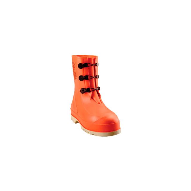 Tingley® 82330 HazProof® Steel Toe Boots, Orange/Cream, Sure Grip Outsole, Size 12