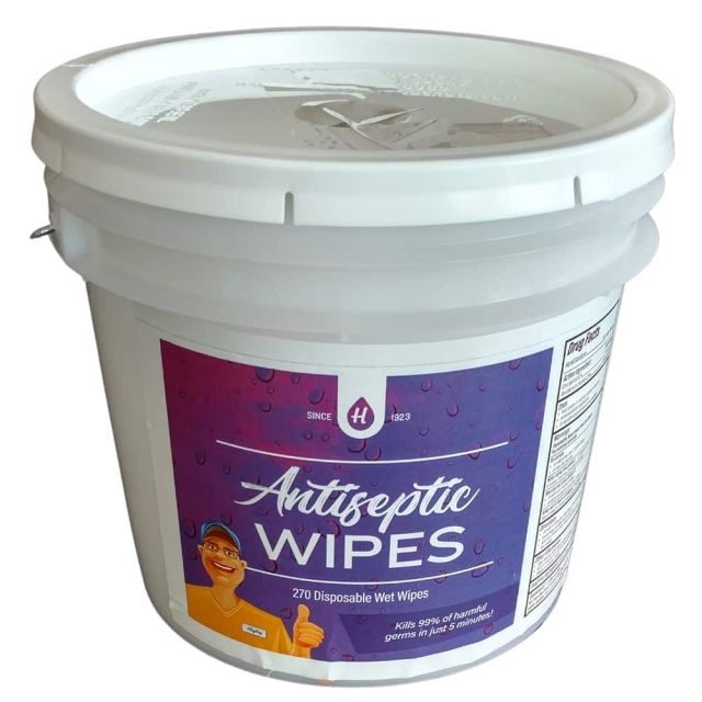Wipes, Type: Disposable, General Purpose , Sheet Length (Inch): 8 , Sheet Width (Inch): 5 , Sheets per Package: 270 , Container Type: Bucket
