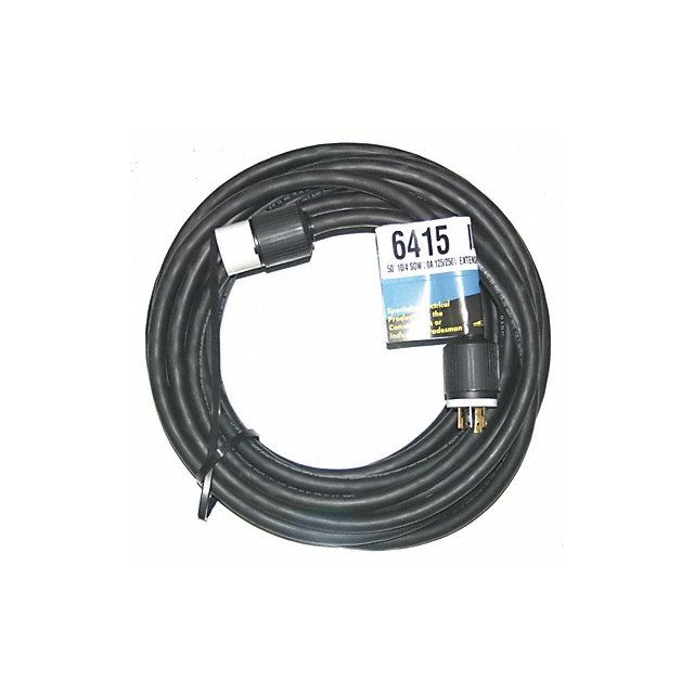 Extension Cord 50ft 10Ga 30A SOW Blk MPN:6415
