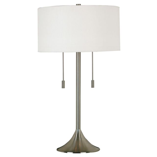 Kenroy 30in Stowe Table Lamp, Brushed Steel Finish 21404BS
