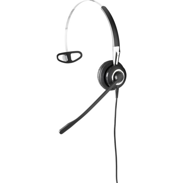 Jabra BIZ 2400 II QD Mono Headband, Ultra Noise Canceling, LS - Mono - Quick Disconnect - Wired - 300 Hz - 3.40 kHz - Over-the-head - Monaural - Supra-aural - Noise Cancelling Microphone