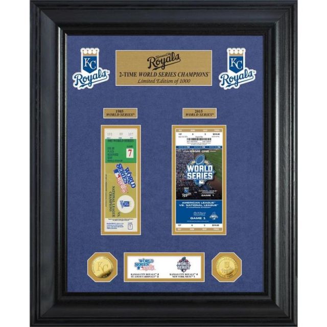 Kansas City Royals World Series Deluxe Gold Coin & Ticket Collection MPN:KCR2CWSTICK