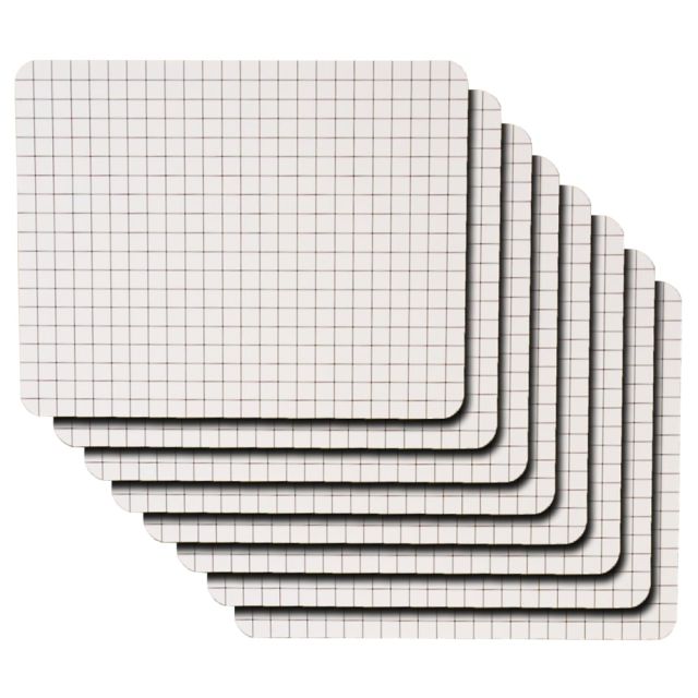 Kleenslate Rectangular Paddle Replacement Surfaces, 8in x 10in, Graph, Pack Of 8 (Min Order Qty 8) MPN:7129
