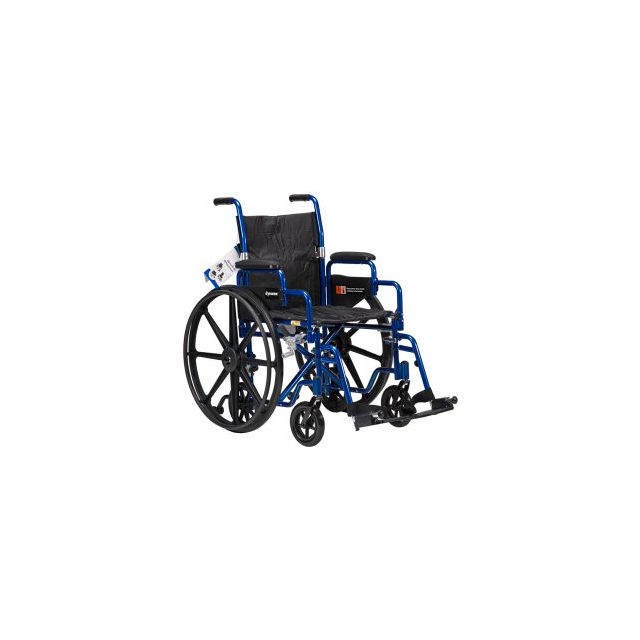 Dynarex DynaRide™ Wheelchair Convertible Detachable Desk Arm Foot Rest 18