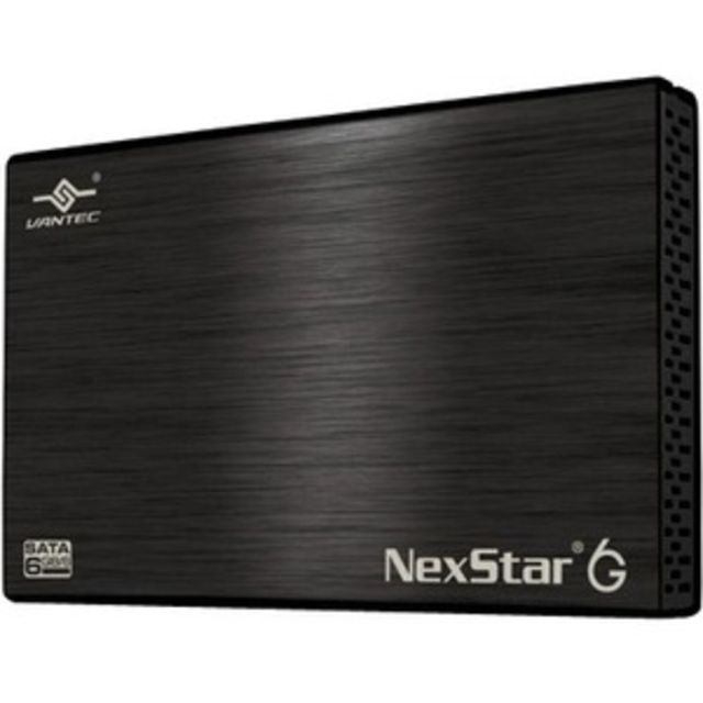 Vantec NexStar 6G NST-266S3 - Storage enclosure - 2.5in - SATA 6Gb/s - USB 3.0 (Min Order Qty 3) MPN:NST-266S3-BK