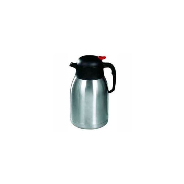 Winco CF-2.0 Stainless Steel Lined Carafe 2 L - Pkg Qty 4 CF-2.0