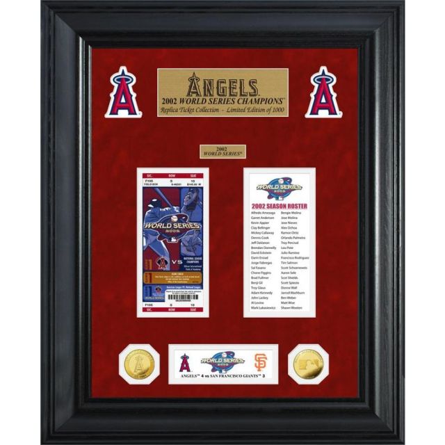 Los Angeles Angels World Series Deluxe Gold Coin & Ticket Collection MPN:LAA1CWSTICK