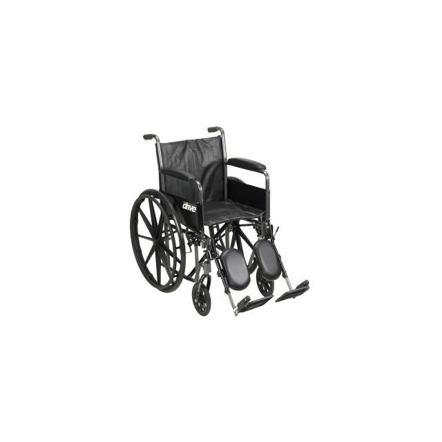 Silver Sport 2 Wheelchair Detachable Full Arms Elevating Leg Rests 20