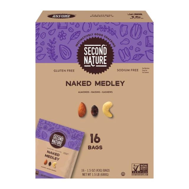 Second Nature Naked Medley Bags, Pack Of 16 220-00416