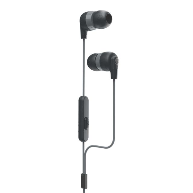Skullcandy INK-d+ Earbud Headphones, Black/Gray, S2IMY-M448 (Min Order Qty 4) MPN:S2IMY-M448