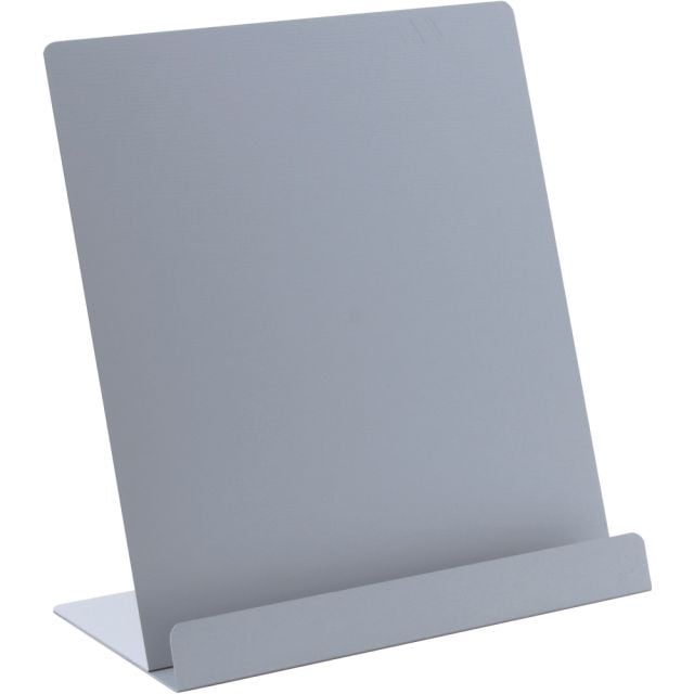 Saunders Tablet Stand - Vertical - 9.5in x 7.3in x 4.8in - Aluminum - 1 Each - Silver (Min Order Qty 2)
