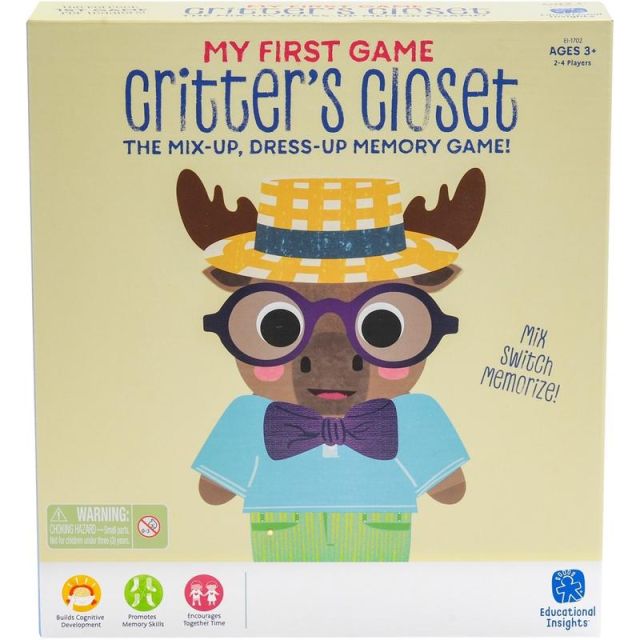 Educational Insights My First Game Critters Closet - 1702