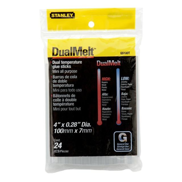 Stanley DualMelt All-Purpose Mini Glue Sticks, Pack GS10DT