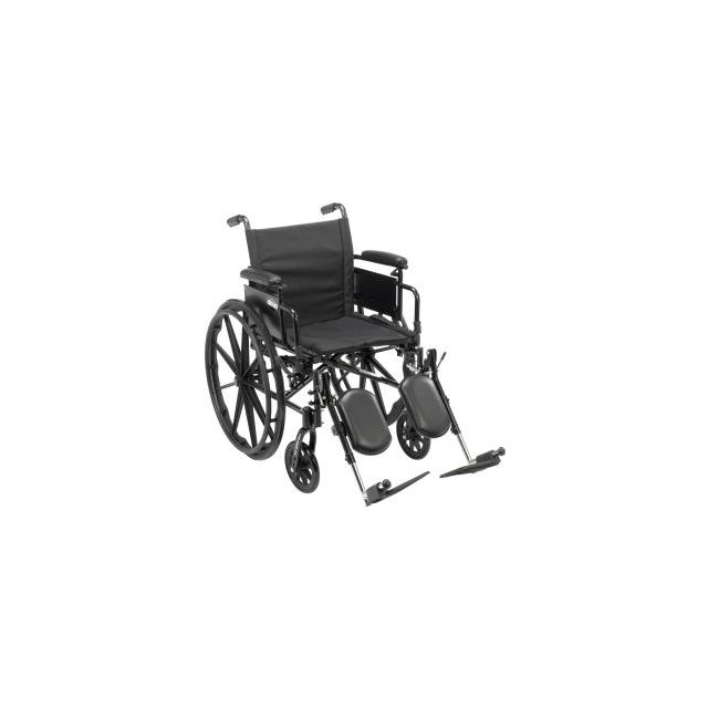 Cruiser X4 Wheelchair with Adjustable Detachable Desk Arms Elevating Leg Rests 16