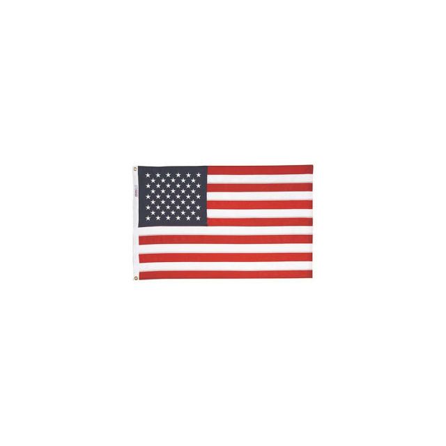 5' x 8' Tough-Tex® US Flag with Sewn Stripes & Embroidered Stars 2730