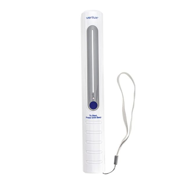 Verilux CleanWave Portable Sanitizing Wand With UV-C Technology, White