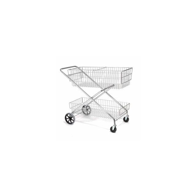 GoVets™ Wire Utility Basket Mail Cart 200 Lb. Capacity 152500