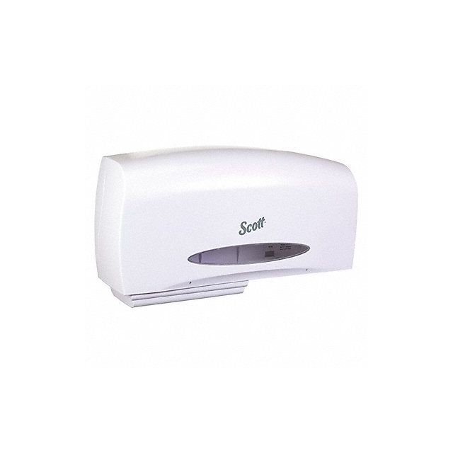 Toilet Paper Dispenser (2) Rolls White MPN:09609