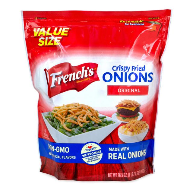 Frenchs Crispy Fried Onions, 26.5-Oz Bag (Min Order Qty 2) 220-00921