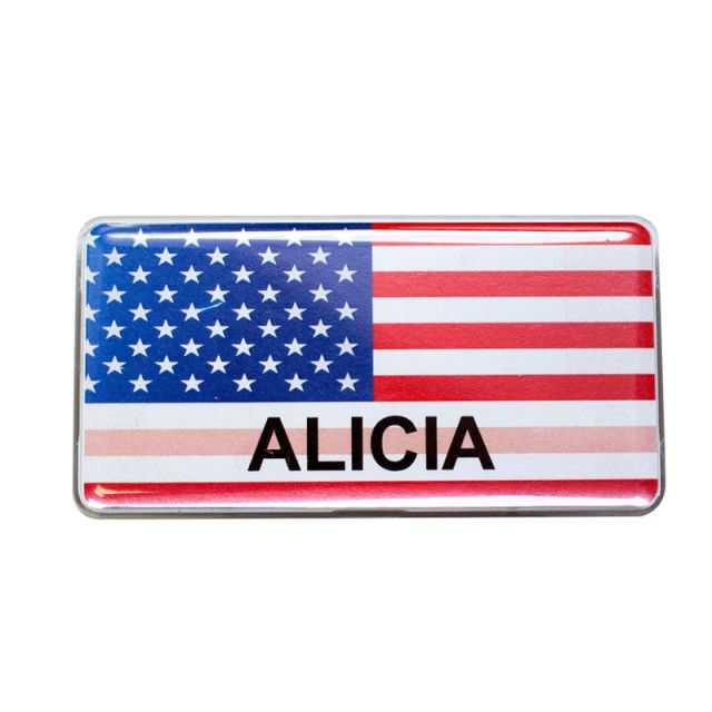 The Mighty Badge USA Flag Collection Name Badge Kit, 905926