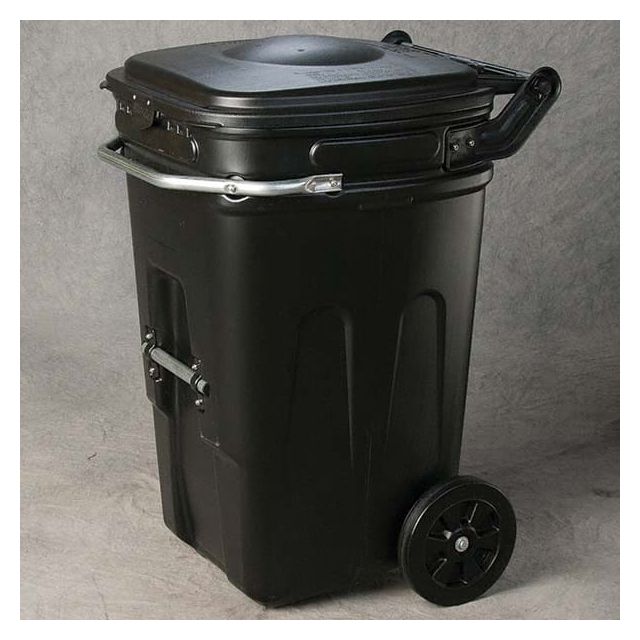 Trash Cans & Recycling Containers, Type: Trash Can , Product Type: Trash Can , Container Shape: Square , Container Graphics: None , Color: Black
