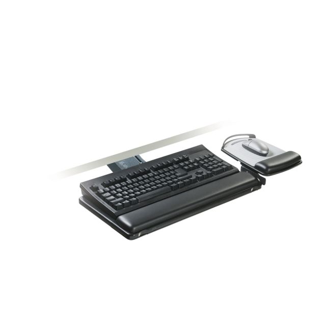 3M AKT170LE Adjustable Keyboard Tray - 23in Height x 26.5in Width x 8in Depth - 1 MPN:AKT170LE