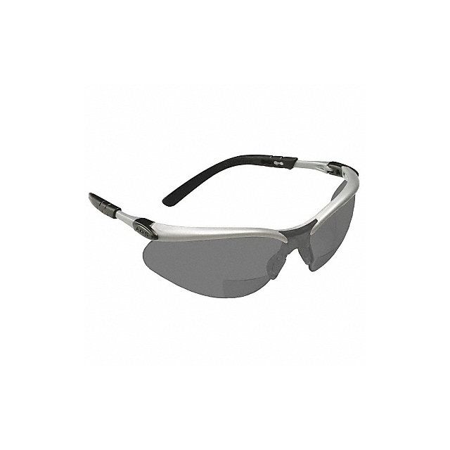 D7973 Bifocal Safety Read Glasses +2.00 Gray MPN:11378-00000-20