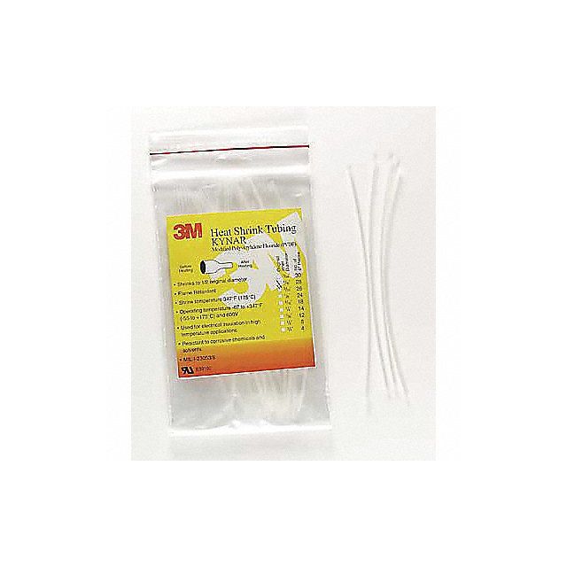 Shrink Tubing 4 ft Clear 1 in ID PK30 MPN:MFP-1-48-Clear