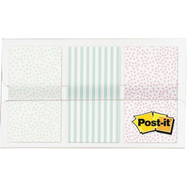 Post-it Pastel Color Flags - 60 x Assorted Pastel - 30 Sheets per Pad - Assorted Pastel - Self-adhesive, Sticky, Removable, Writable - 60 / Pack (Min Order Qty 12) MPN:682GRDNT