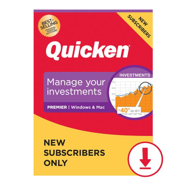 Quicken Premiere 2021, For PC and Apple Mac, Download