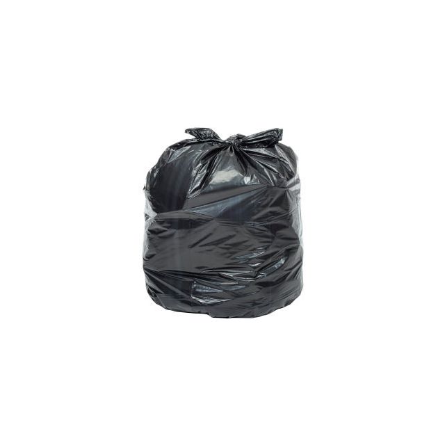 GoVets™ Light Duty Black Trash Bags - 12 to 16 Gal 0.23 Mil 1000 Bags/Case 213670