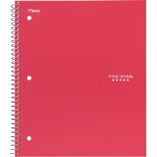 Five Star Wirebound 1-subject Notebook - 100 Sheets - Ring8in10.5in - Bend Resistant, Crack Resistant - 1Each (Min Order Qty 4) 72017