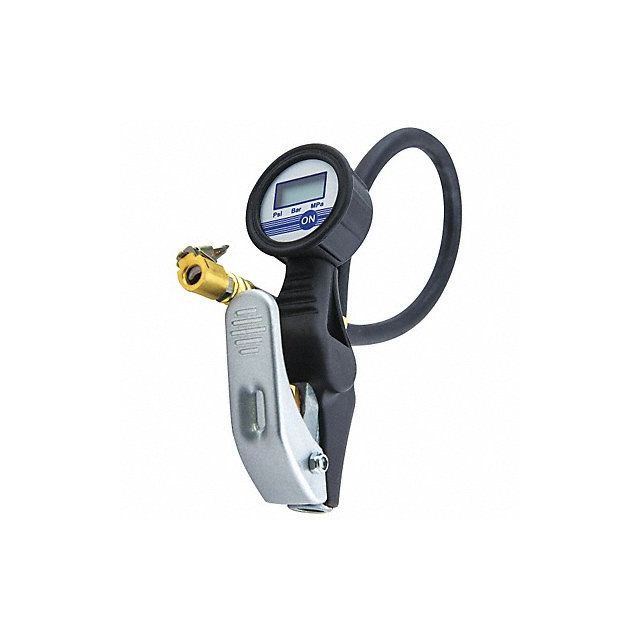 Tire Inflator Black Anodized 6 in Size
