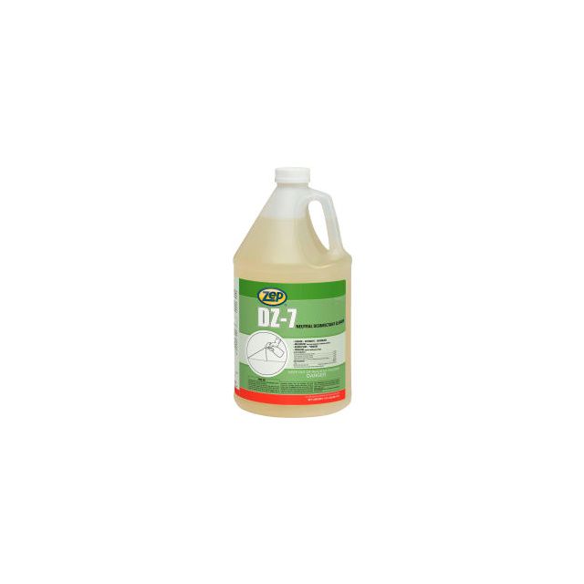 Zep DZ-7 Hospital-Grade Detergent/Disinfectant 1 Gallon 4 Bottle/Case 752023