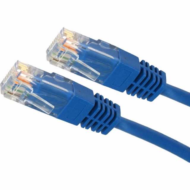 4XEM 75FT Cat5e Molded RJ45 UTP Network Patch Cable (Blue) - 75 ft Category 5e Network Cable for Notebook, Network Device - First End: 1 x RJ-45 Network - Male - Second End: 1 x RJ-45 Network - Male - Patch Cable - CMG - 26 AWG - Blue (Min Order Qty 3) MP