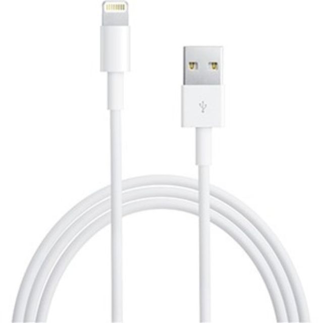 4XEM - Lightning cable - USB male to Lightning male - 3 ft - white - for Apple 4XLIGHTNING3