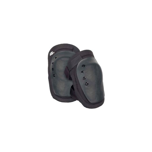 Occunomix OK-KP-210 Hard Cap Knee Pad Wide Cap, Hook & Loop Closure, Black, One Size