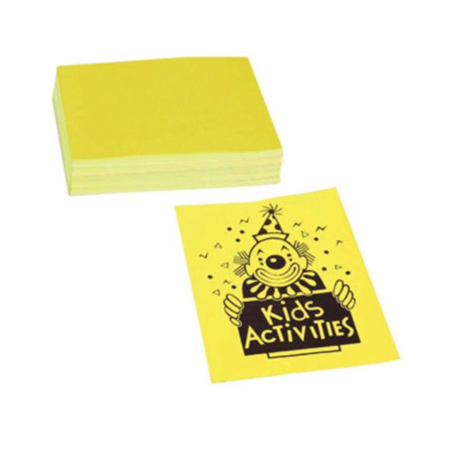 Pacon Bond Paper, Letter Size (8 1/2in x 11in), 24 Lb, Neon Yellow, Pack Of 100 Sheets (Min Order Qty 2) 104316