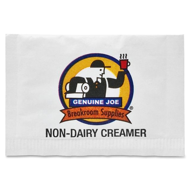 Genuine Joe Non-Dairy Creamer, 0.08 Oz., Pack Of 800 (Min Order Qty 2) 02389