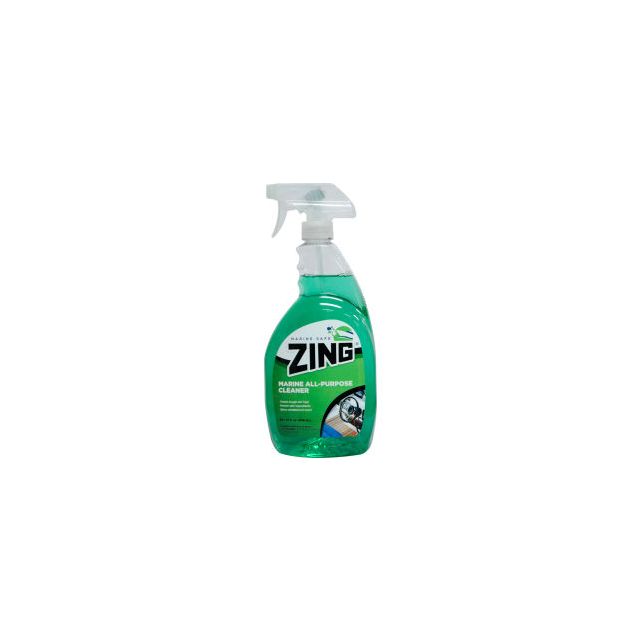 ZING - Marine Safe All Surface Cleaner Spicy Sandalwood Scent Quart Bottle 9/Case - Z194-QPS9 4-QPS9Z19