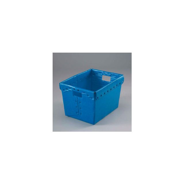 GoVets™ Corrugated Plastic Totes - Postal Nesting- No Lid 18-1/2x13-1/4x12 Blue 915BL257