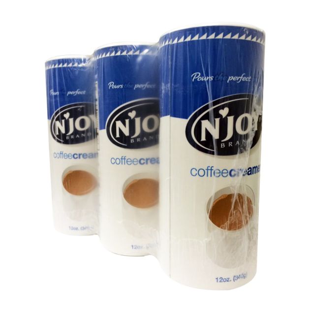 nJoy Non-Dairy Creamer Canisters, 12 Oz, Pack Of 3 94255