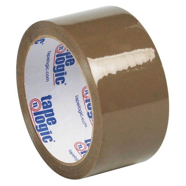 B O X Packaging Natural Rubber Carton Sealing Tape, 3in Core, 2in x 55 Yd., Tan, Case Of 36 MPN:T90150T