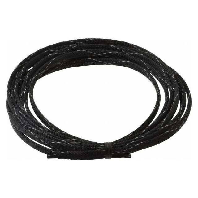 Black/White Braided Expandable Cable Sleeve MPN:FRN0.25BK10