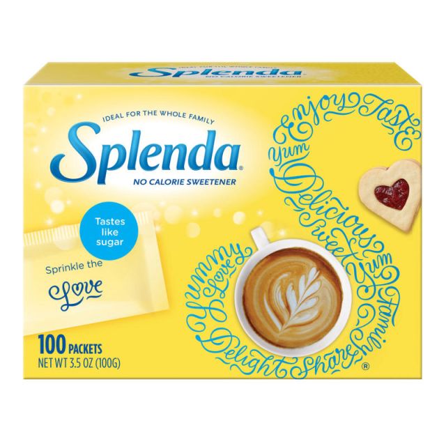 Sweetener Packets, Splenda, Box Of 100 Packets (Min Order Qty 8) MPN:200025